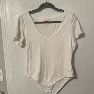 White tshirt bodysuit